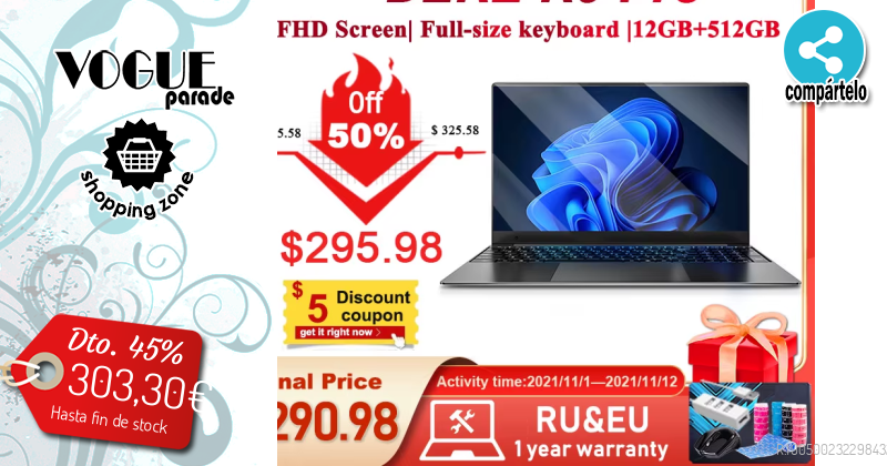 Dere portátil r9 pro 15.6 