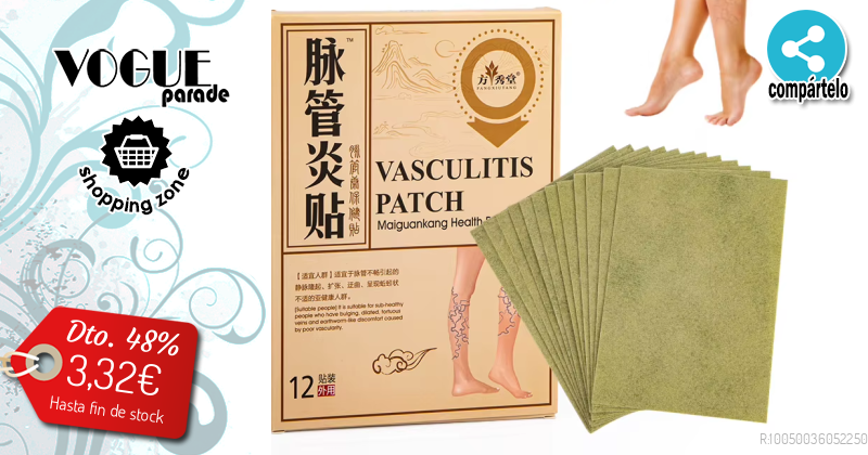 12pcs/box Varicose Veins Medical Plaster Leg Vasculitis Phlebitis ...
